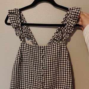 ruffle madewell tank top!